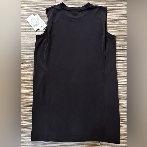 NEW Athleta Black Seasoft Tank Dress Sz. L - Picture 2 of 4